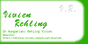 vivien rehling business card